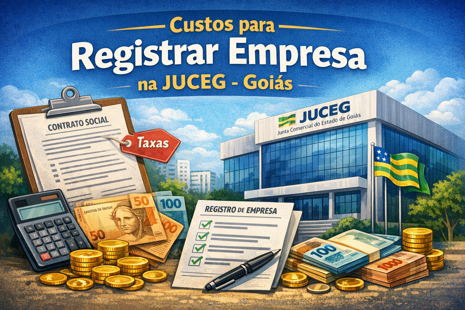 Custos para registrar empresa em Anápolis